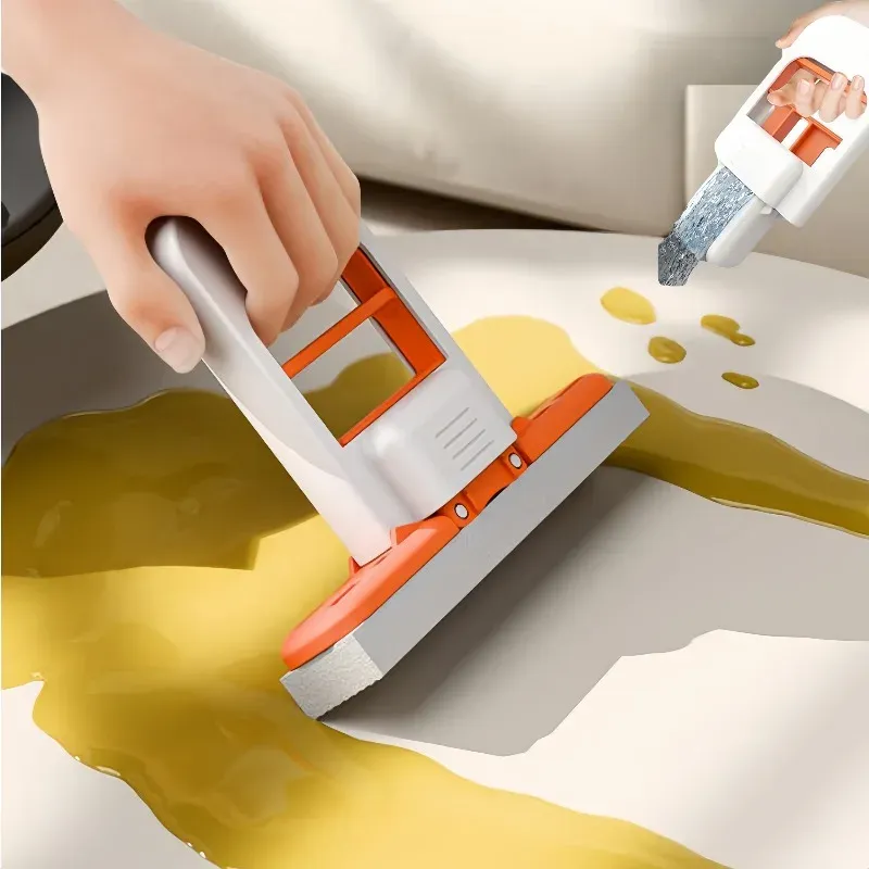 Mini vadrouille à main pliable en éponge pour évier, salle de bain et bureau, à absorption rapide, idéale pour les vitres de voiture et de maison - Image 1