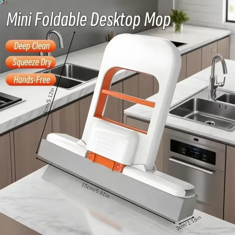 Mini vadrouille pliable en éponge