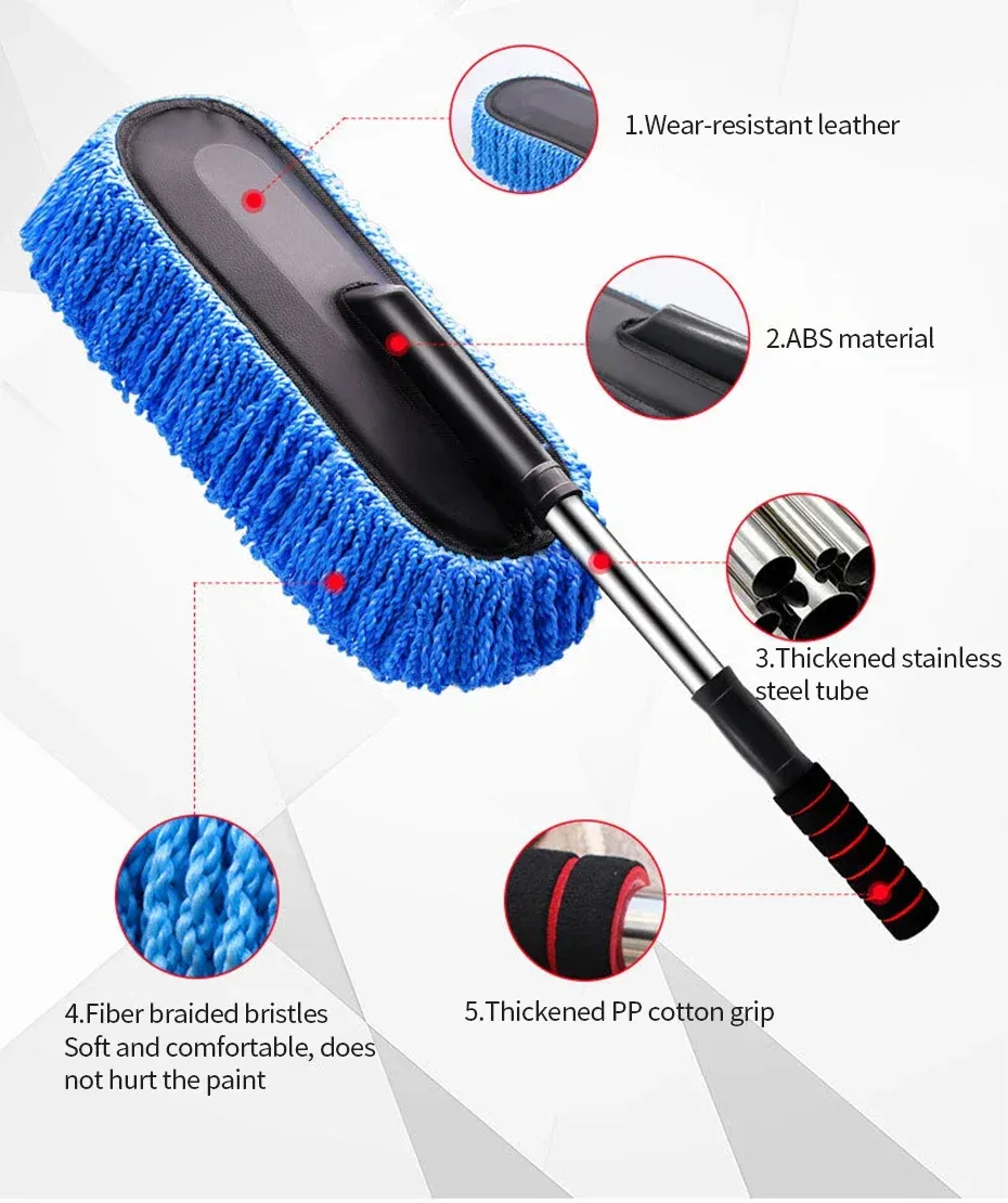 Balai de lavage en microfibre SEAMETAL, mise en situation