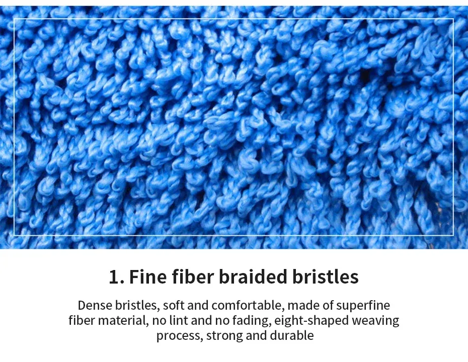 Balai de lavage en microfibre SEAMETAL, polissage