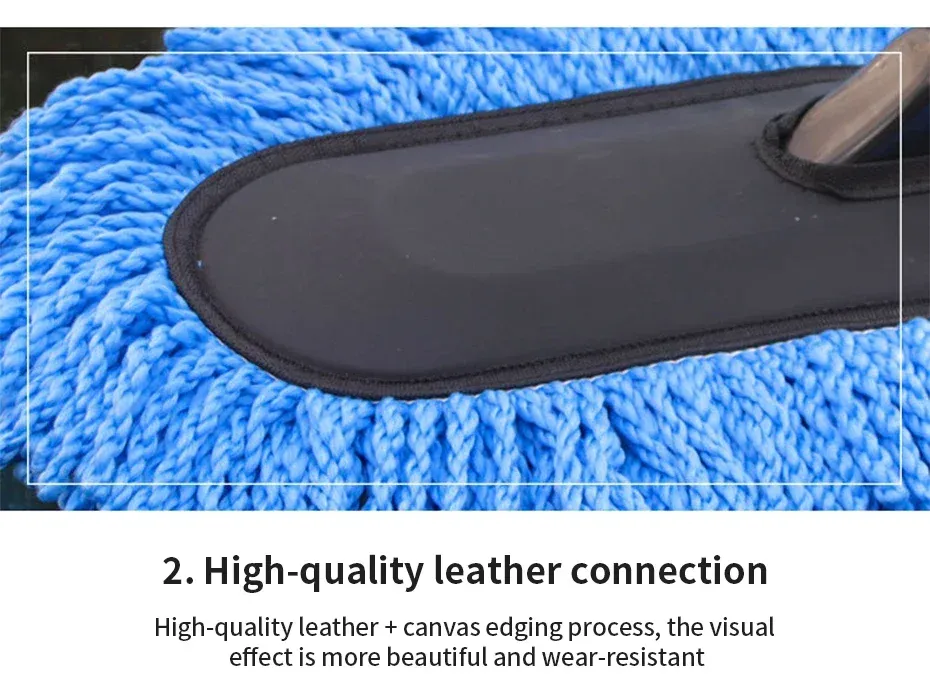 Balai de lavage en microfibre SEAMETAL, nettoyage des vitres