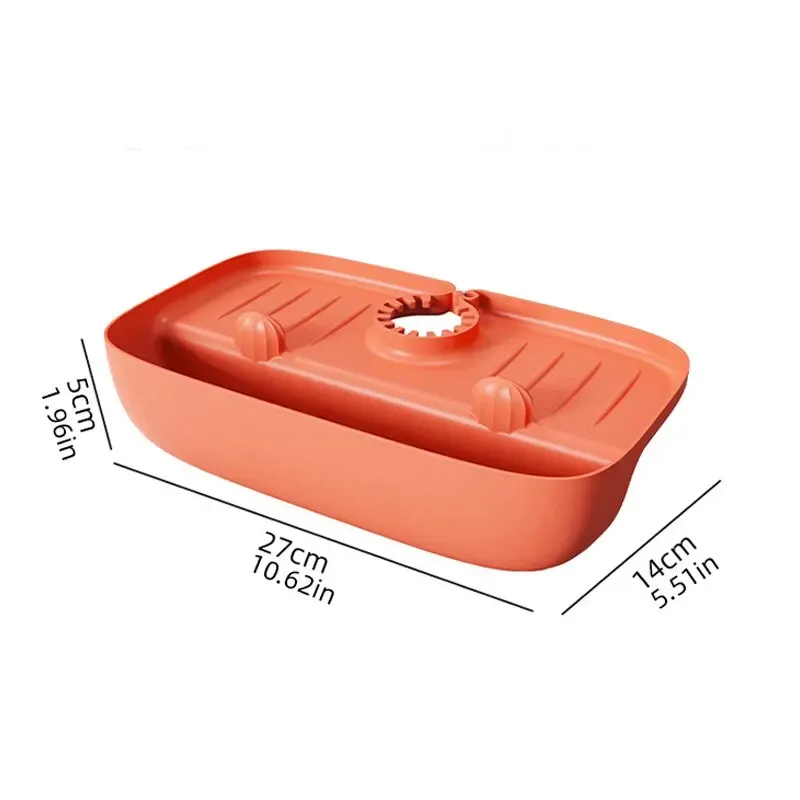 Égouttoir en silicone pour évier, tampon de collecte d'eau T1, chiffon éponge, acier, gadget en laine, boîte de rangement 6