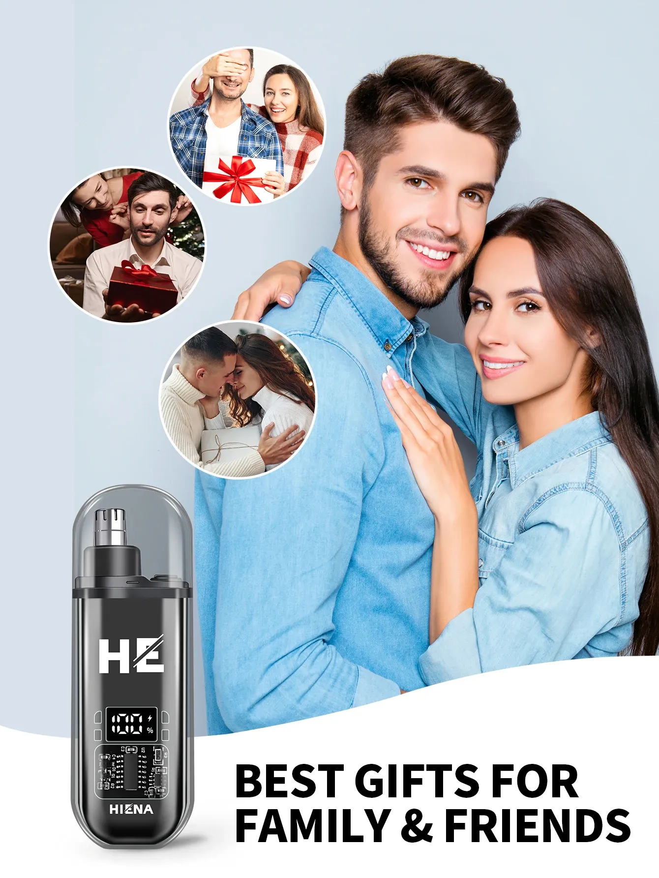 Tondeuse électrique pour le nez, côté pratique