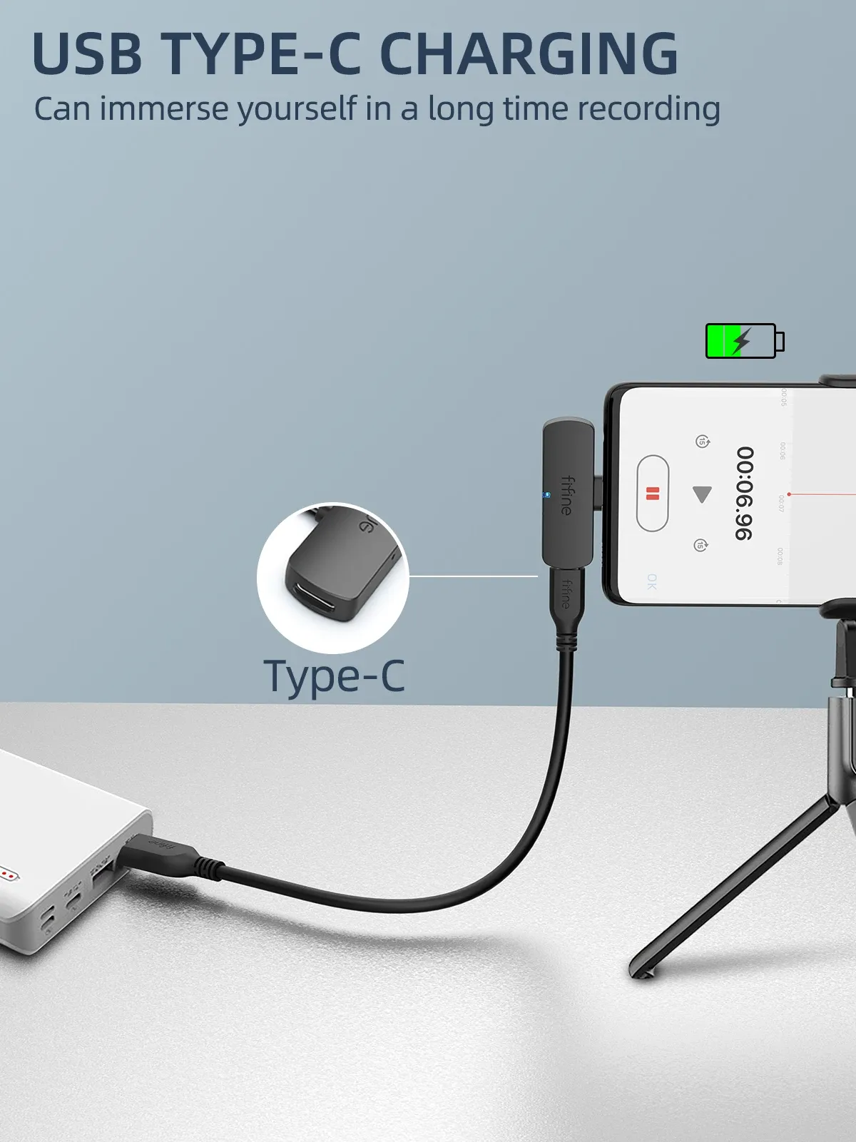 Micro-cravate FIFINE en utilisation quotidienne