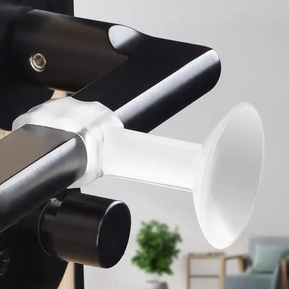 Butée de porte transparente discrète sur une porte