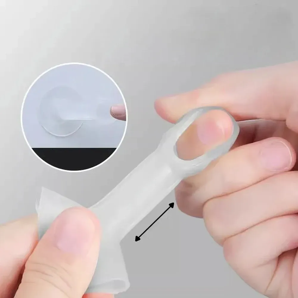 Butée de porte transparente pour une protection murale