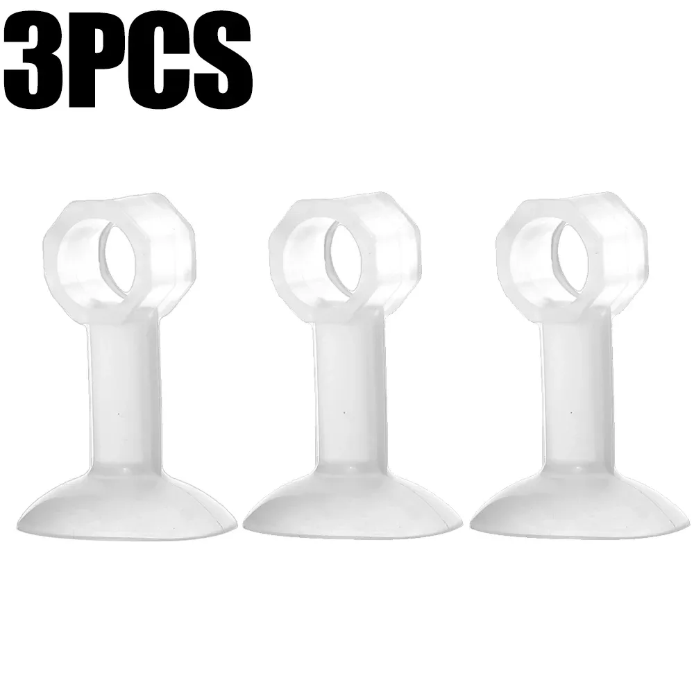 Butée de porte anticollision, ventouse en caoutchouc transparent, protection silencieuse anti-choc, coussin de porte, protection murale pour poignée de porte 8
