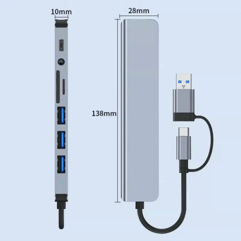 Vue d'ensemble du hub USB 8 en 2