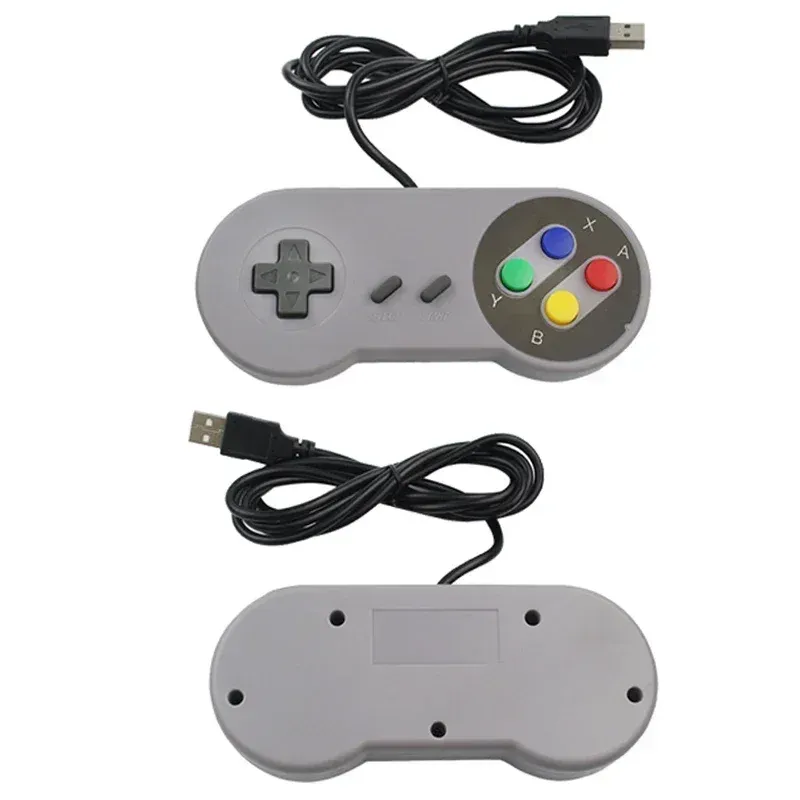 Manette de jeu rétro USB en situation