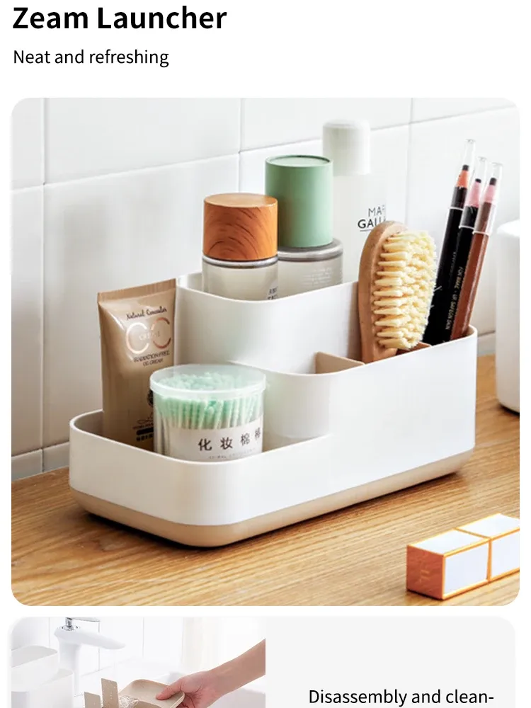 Boîte de rangement de maquillage, finition