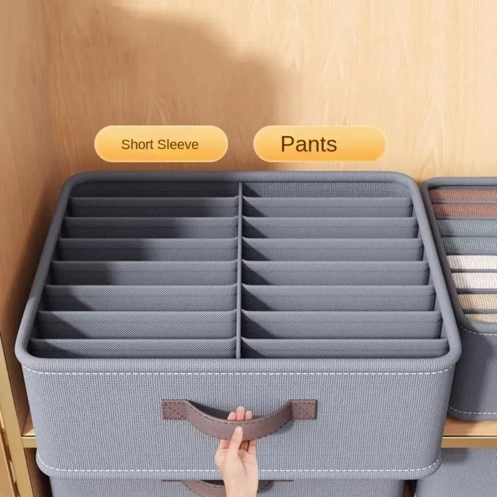 Organisateur d'armoire en polypropylène pour pantalons, pulls, T-shirts et jeans - Image 1