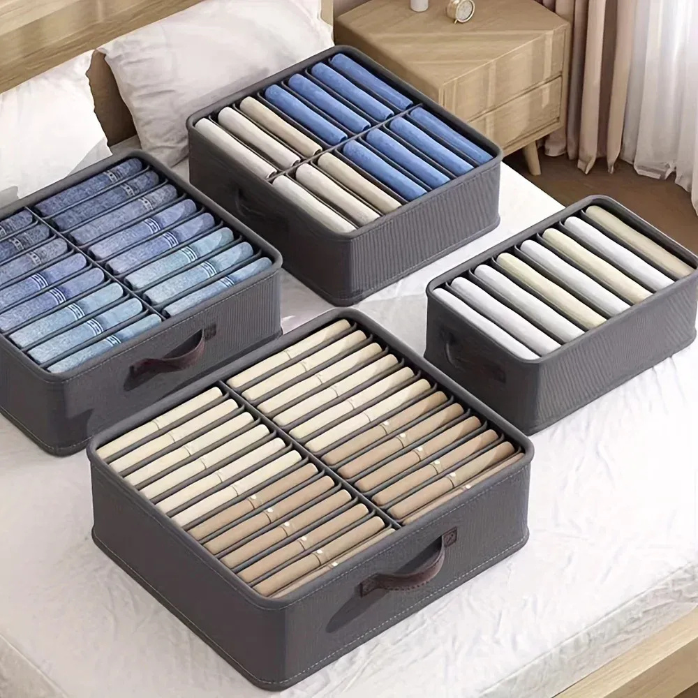 Organisateur d'armoire en polypropylène pour pantalons, pulls, T-shirts et jeans 6