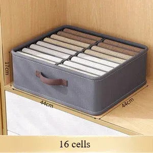 Organisateur d'armoire en polypropylène pour pantalons, pulls, T-shirts et jeans 8