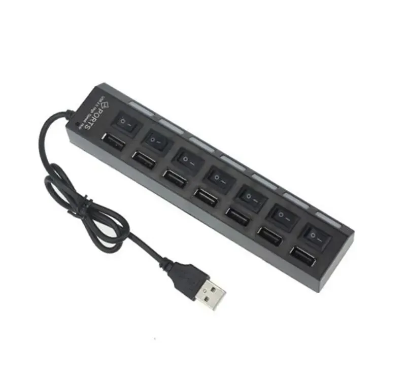 Hub USB à sept ports, accessoires
