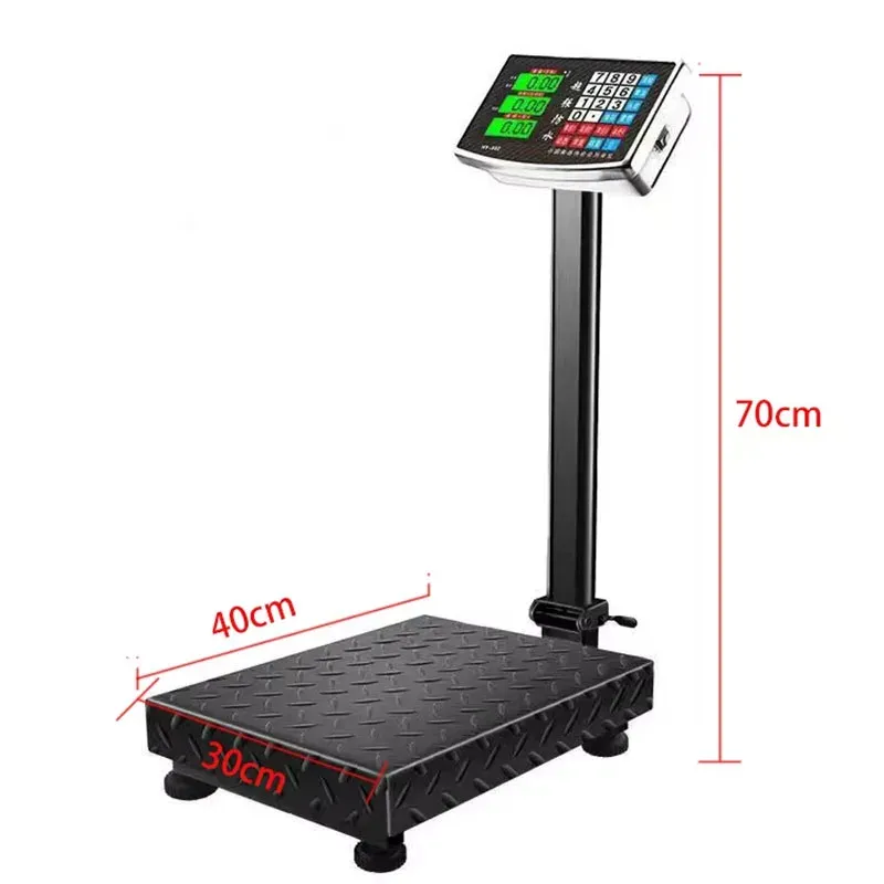 Balance électronique pliable en acier inoxydable rechargeable, 150 kg, pour bagages, expédition postale et commerciale - Image 1