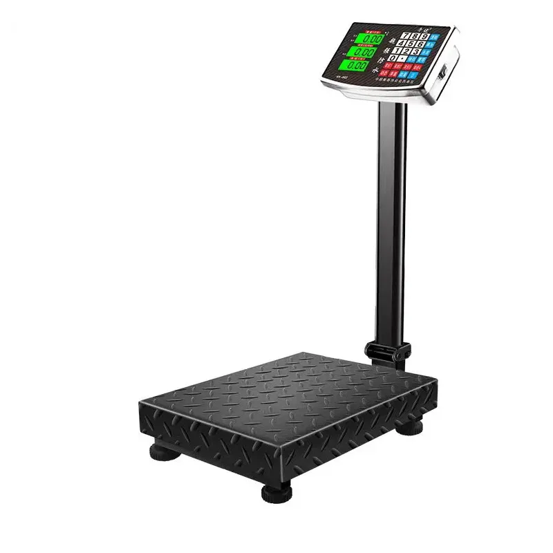 Balance électronique pliable en acier inoxydable rechargeable, 150 kg, pour bagages, expédition postale et commerciale 7