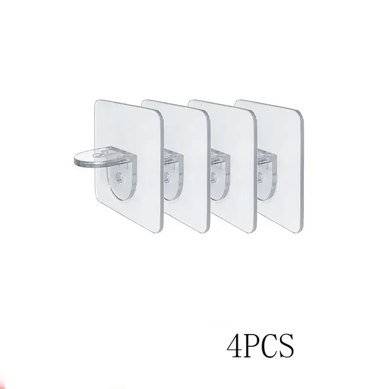 Séparateurs de penderie, lot de 4 ou 10 pièces, séparateurs d'armoire de cuisine adhésifs sans marque, supports antidérapants pour étagères latérales 7