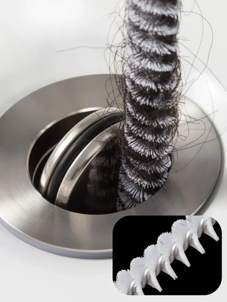 Déboucheur de canalisations pour cheveux, évier et cuisine : outil de déblocage pour siphon et évacuation 5