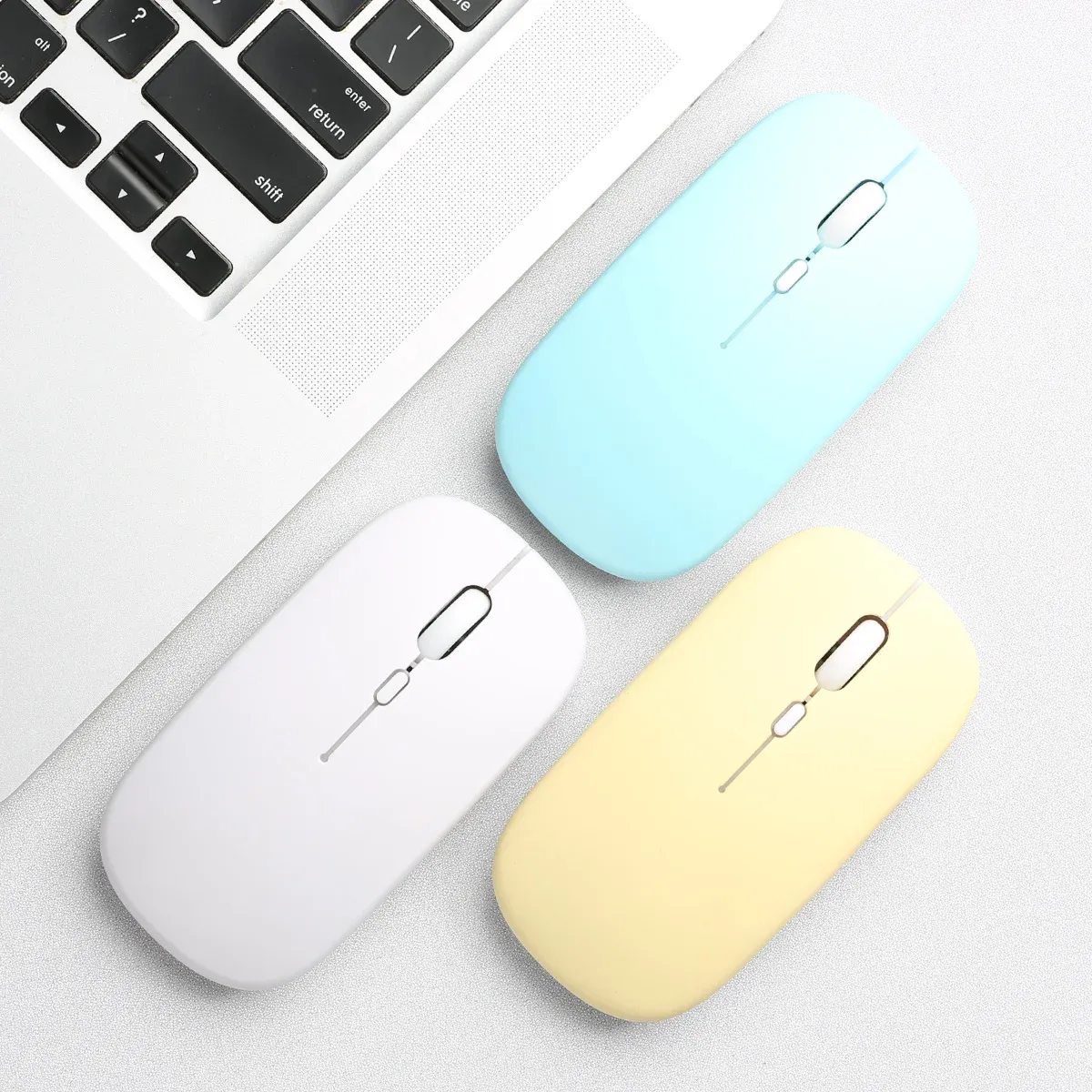 Détail de la souris ergonomique