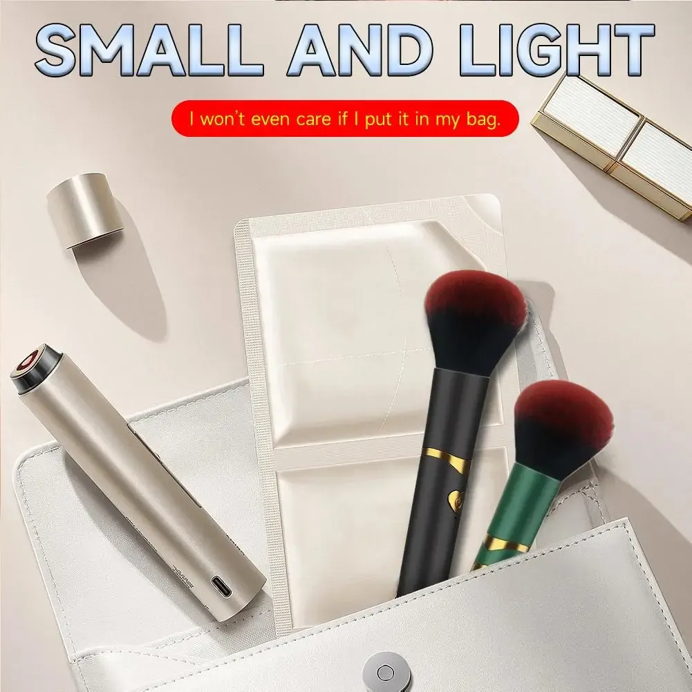 Pinceau de maquillage électrique, application du fond de teint