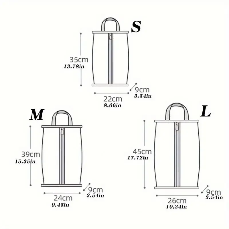 Sacs à chaussures transparents et imperméables (lot de 1 ou 10), solution de rangement pour chaussons, baskets et sandales, pour la maison et les voyages 6