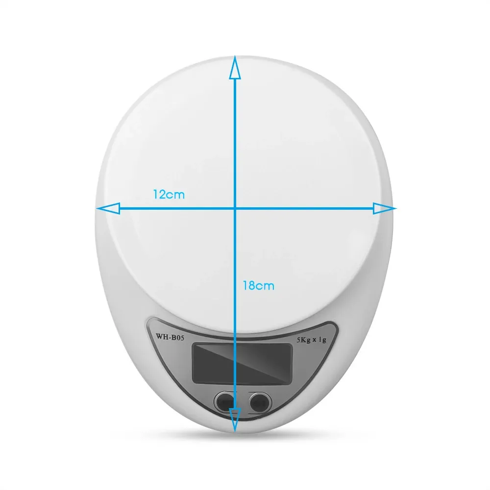 Balance électronique portable pour la cuisine