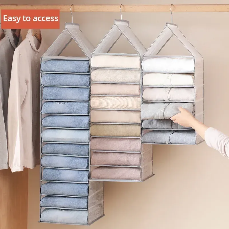 Organisateur de placard, sacs de rangement pour chaussettes, T-shirts et sous-vêtements, 1 pièce 3