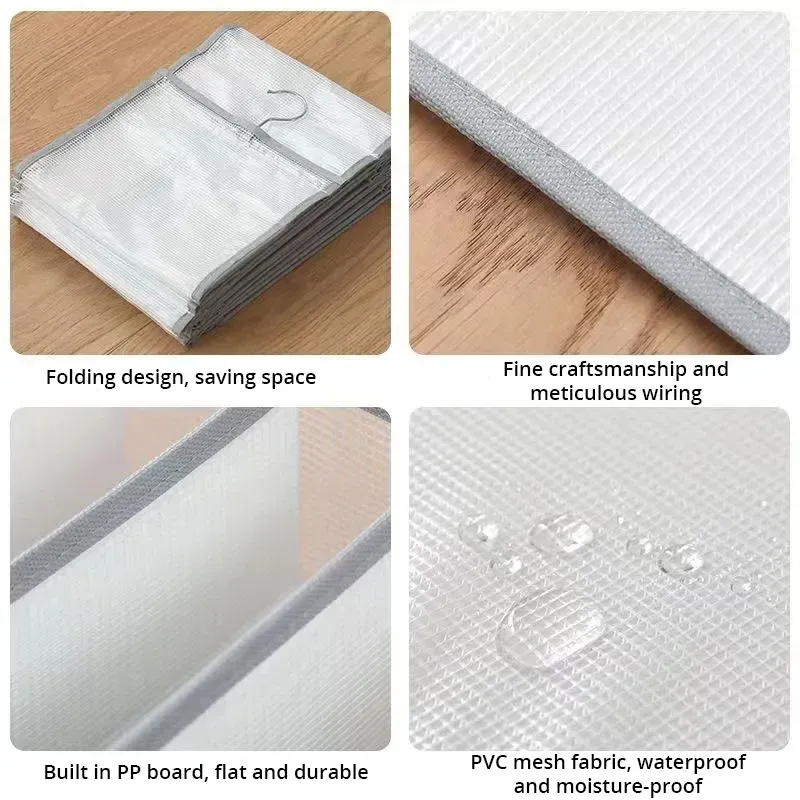 Organisateur de placard, sacs de rangement pour chaussettes, T-shirts et sous-vêtements, 1 pièce 5