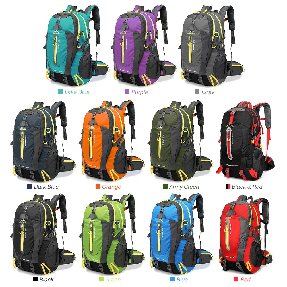 Sac à dos de voyage 40 L résistant à l'eau pour camping et randonnée 6