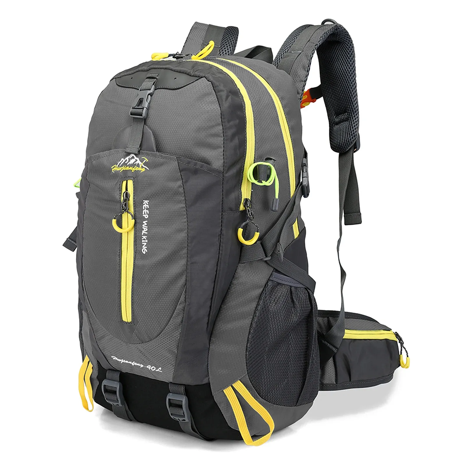 Sac à dos de voyage 40 L résistant à l'eau pour camping et randonnée 12