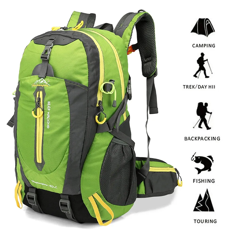Sac à dos de voyage 40 L résistant à l'eau pour camping et randonnée 10