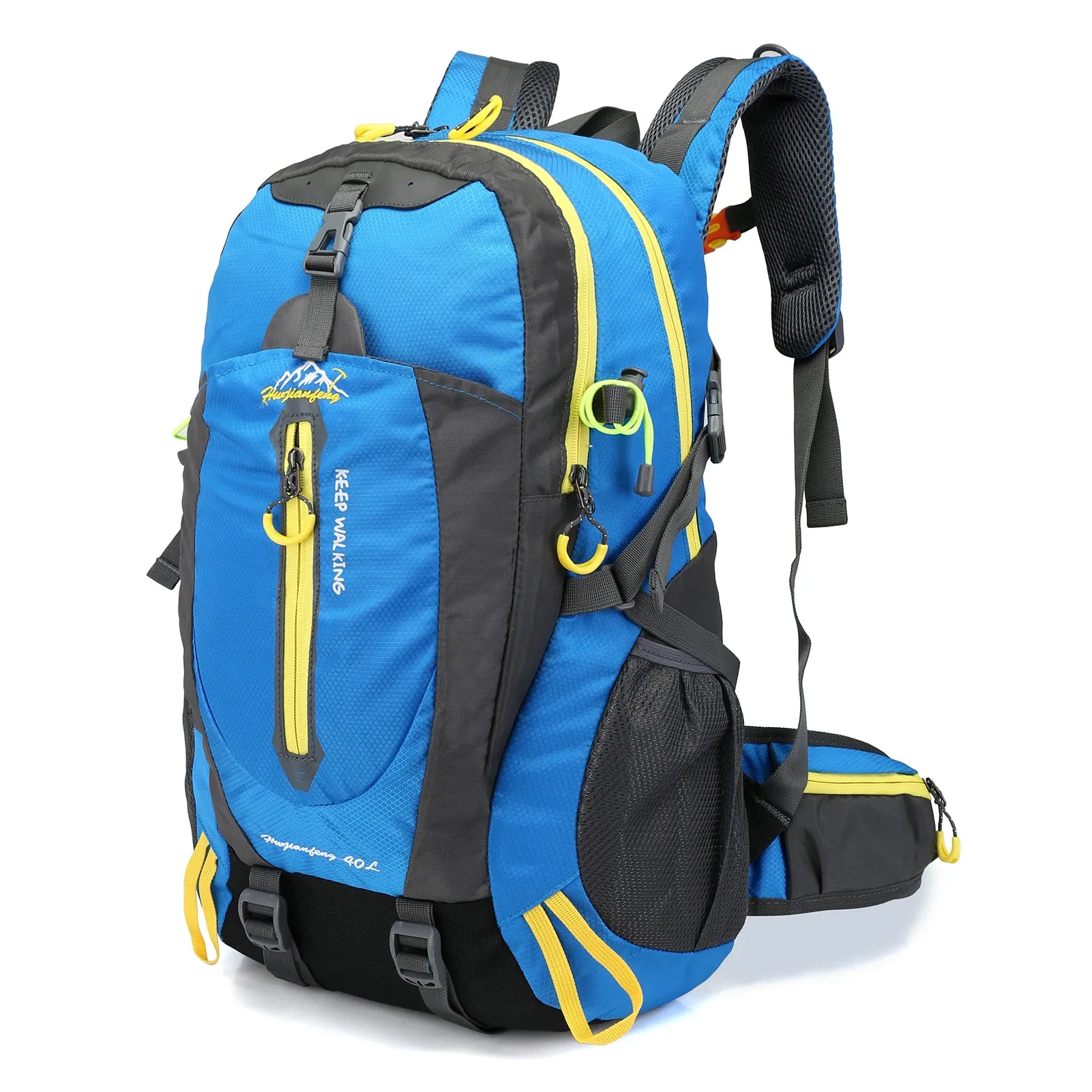 Sac à dos de voyage 40 L résistant à l'eau pour camping et randonnée 7