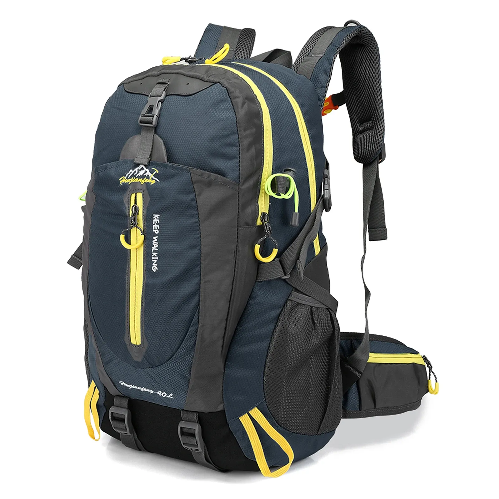 Sac à dos de voyage 40 L résistant à l'eau pour camping et randonnée 16