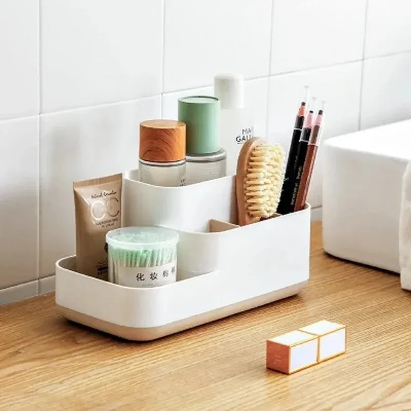 Boîte de rangement à tiroirs pour maquillage – Organisateur de bureau élégant pour cosmétiques, bijoux et accessoires de beauté 3