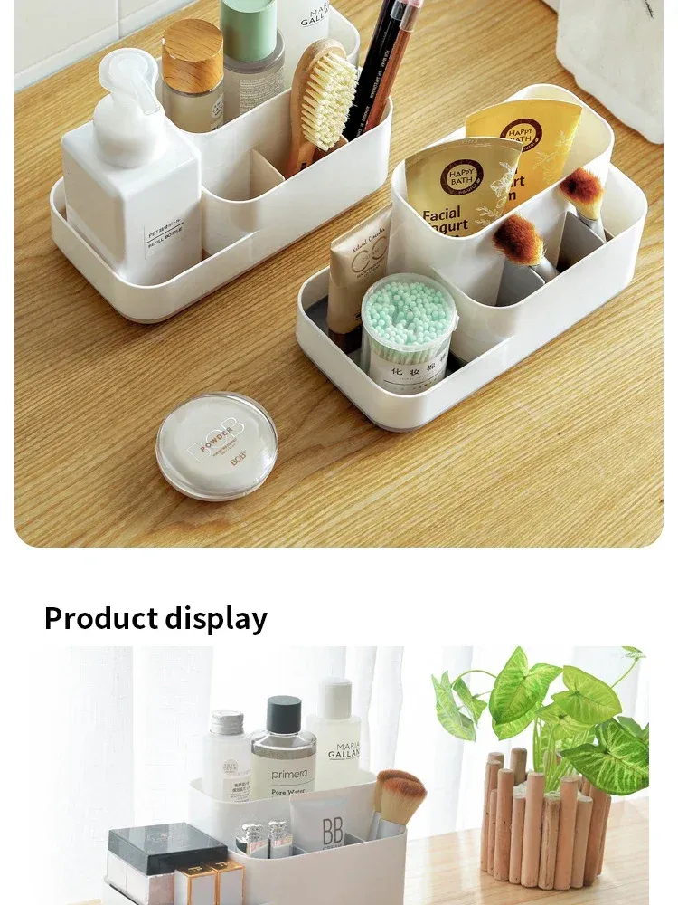 Organisateur de rangement de cosmétiques en situation