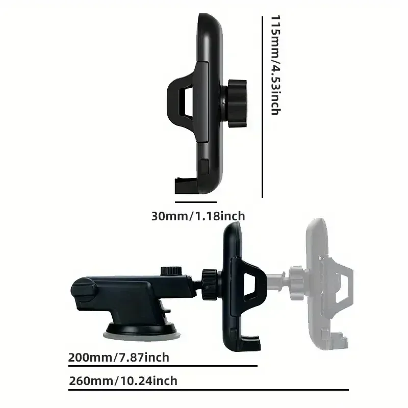 Support de téléphone pour voiture, ambiance habitacle