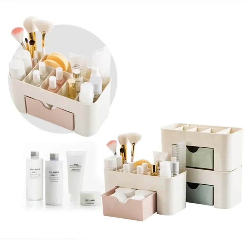 Boîte de rangement cosmétique, finitions