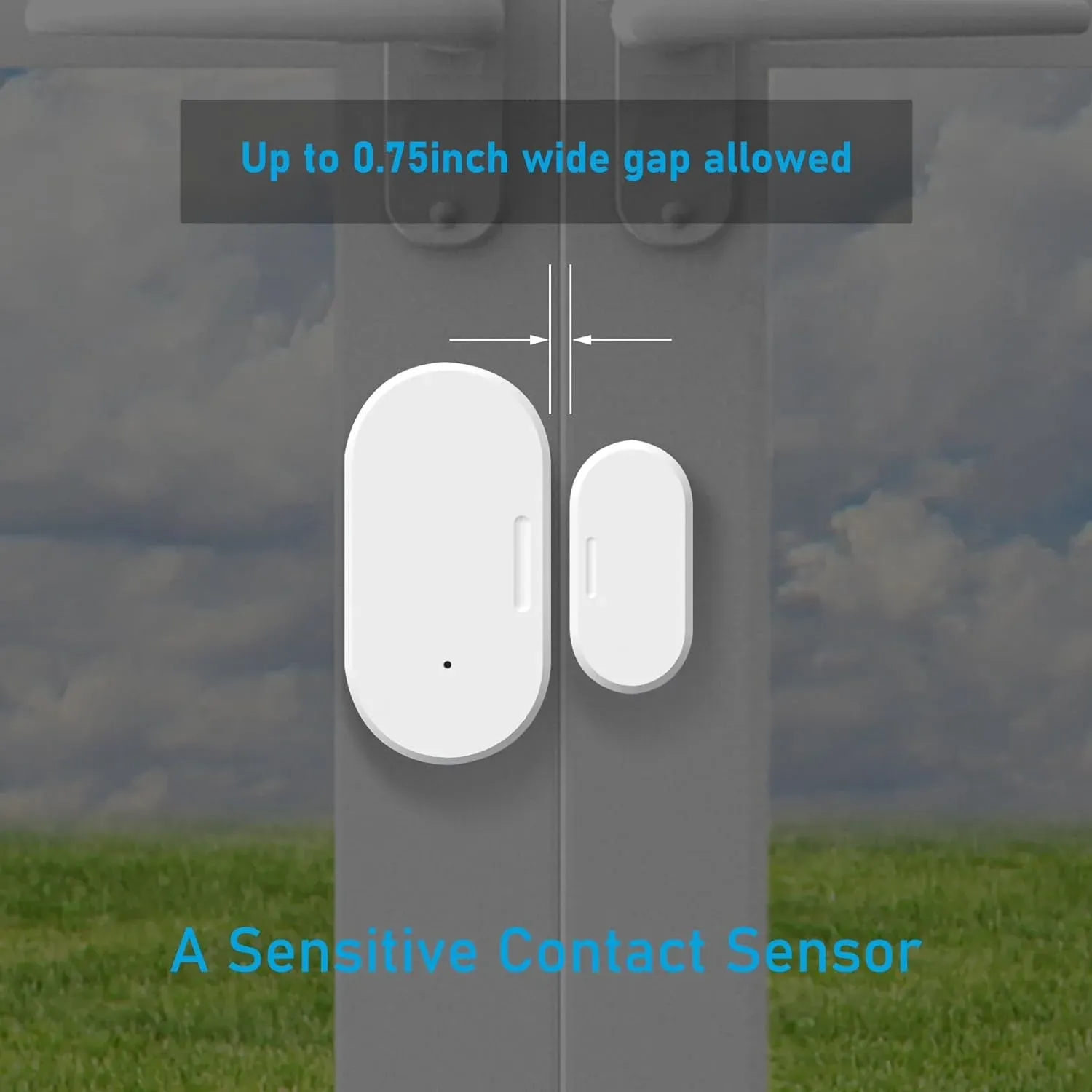 Capteur de porte et fenêtre intelligent Tuya ZigBee, détecteur d'ouverture et de fermeture pour système d'alarme de sécurité domestique, compatible Alexa et Google 5
