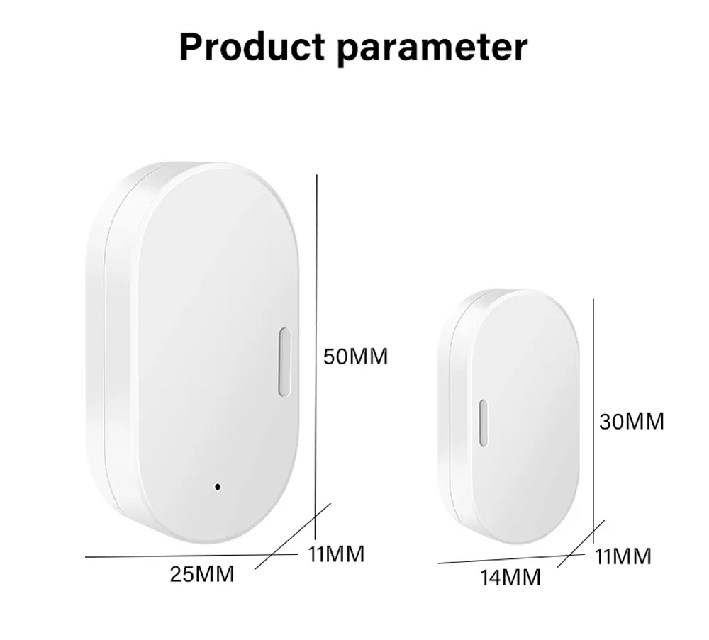 Capteur d'ouverture Tuya ZigBee protection du domicile