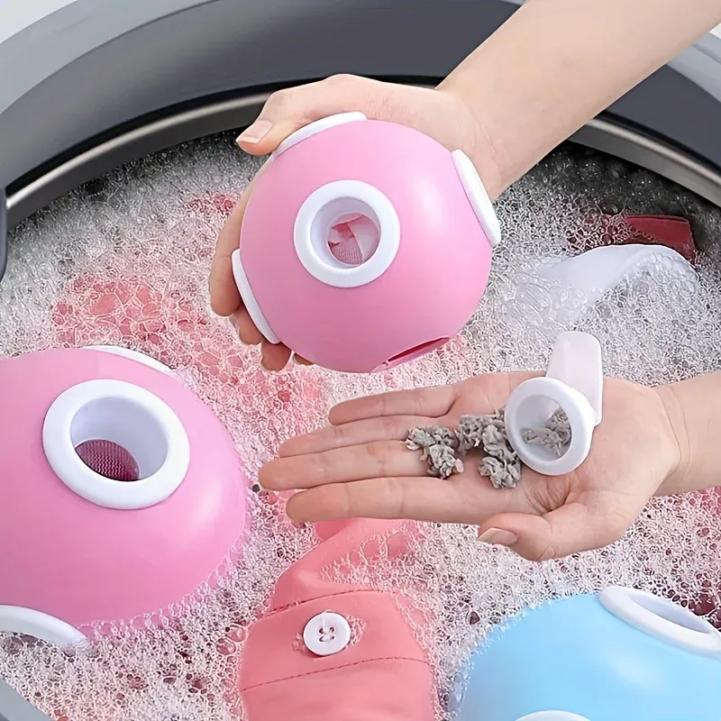 Attrape-bouloches flottant pour machine à laver