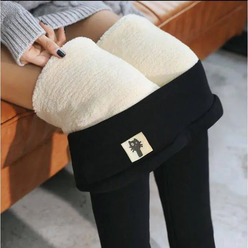 Legging chaud femme, vue de face