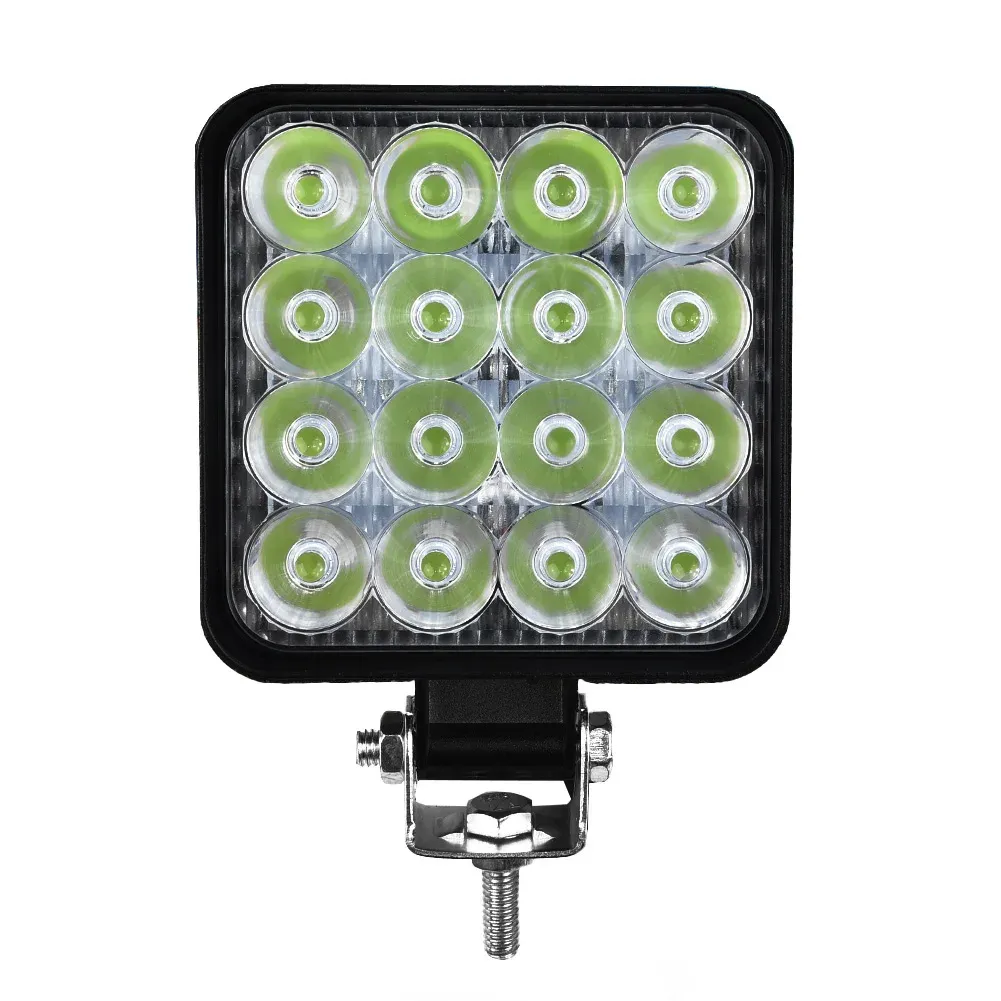 Projecteur LED de travail 12V 24V pour voiture, VTT, véhicule hors route, camion, SUV, 4x4 et bateau, avec barre lumineuse antibrouillard vert 2