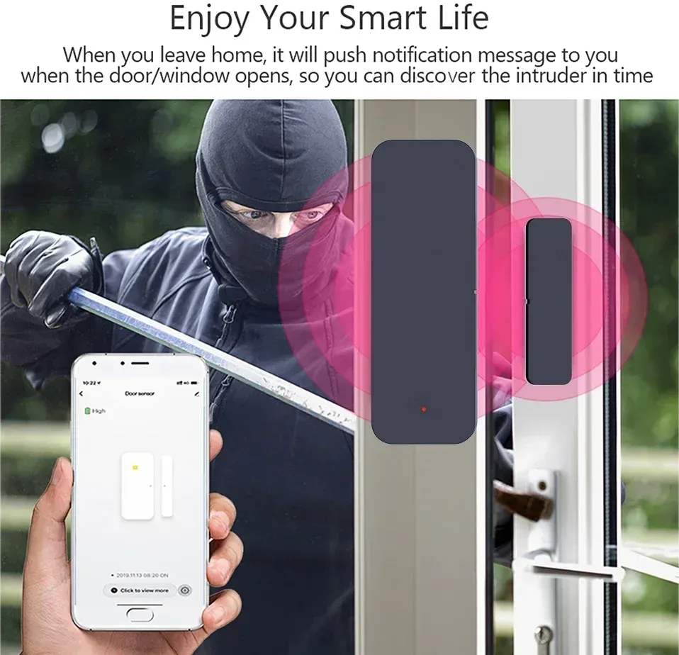 Protection de la maison par capteur connecté