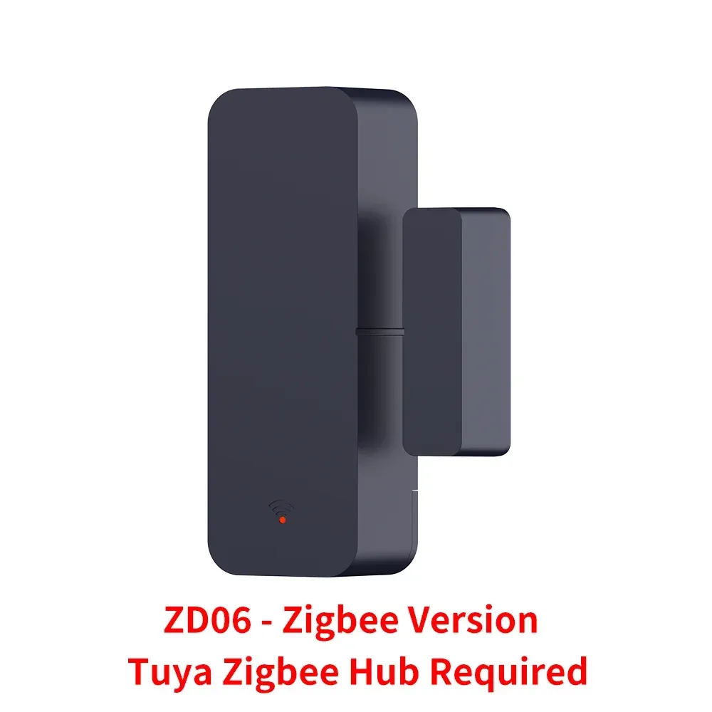 Capteur de porte et fenêtre Tuya Zigbee/WiFi, détecteur d'ouverture magnétique antivol, alarme de sécurité intelligente, compatible Alexa et Google Home 7