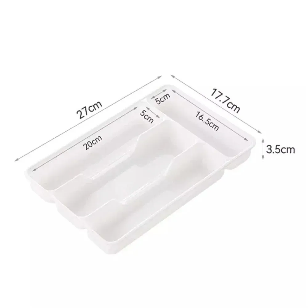 Organisateur de couverts rectangulaire à compartiments