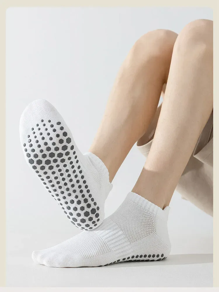 Chaussettes de yoga, ambiance studio