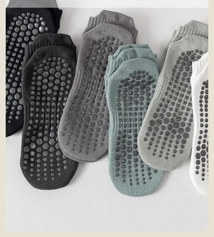 Chaussettes de yoga, détail du motif antidérapant