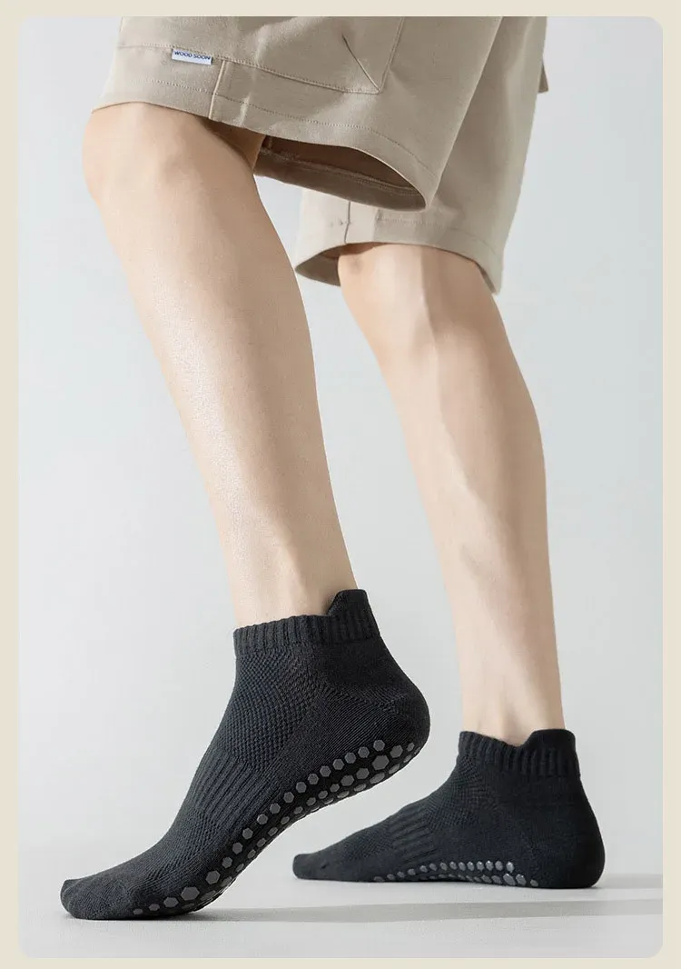 Chaussettes de yoga, finition du tissu