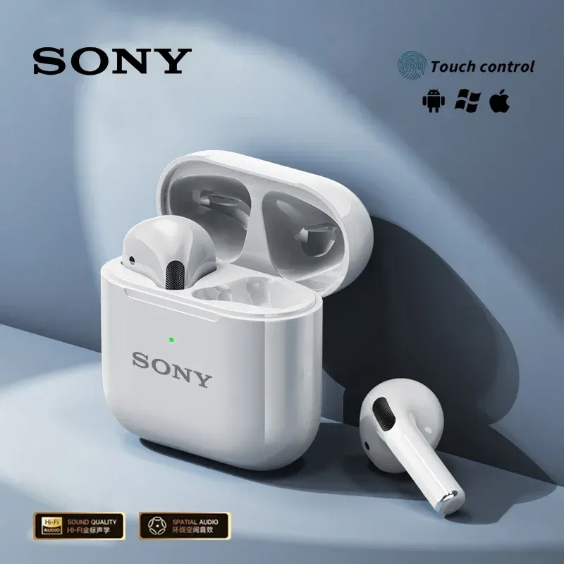 Écouteurs sans fil Sony Pro4 TWS Bluetooth Hi-Fi à réduction de bruit, étanches, avec micro, idéaux pour le jeu et le sport