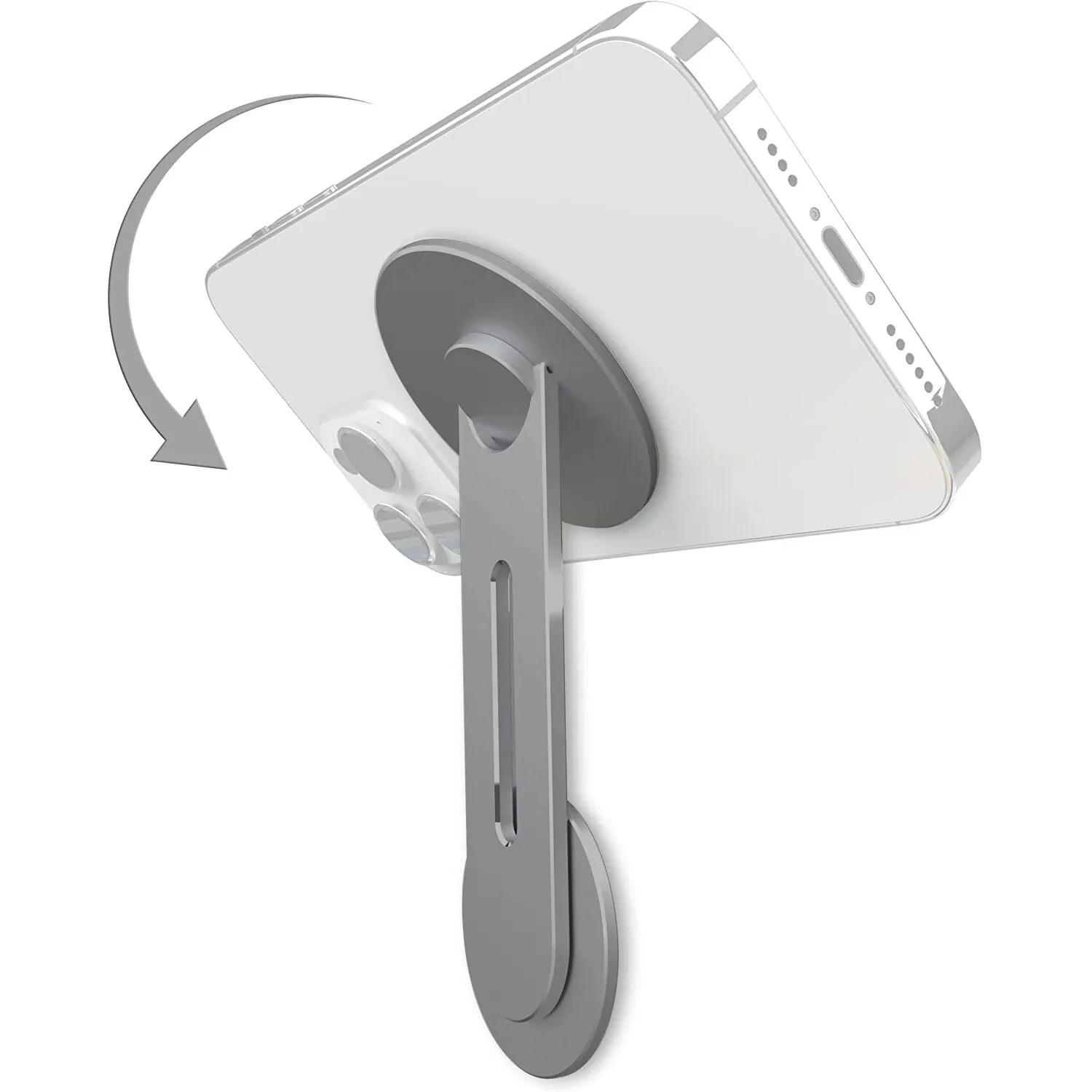 Support Continuity Flip pour iPhone et ordinateur portable, support magnétique pivotant à 180° pour ordinateurs portables et moniteurs, bras magnétique réglable 9
